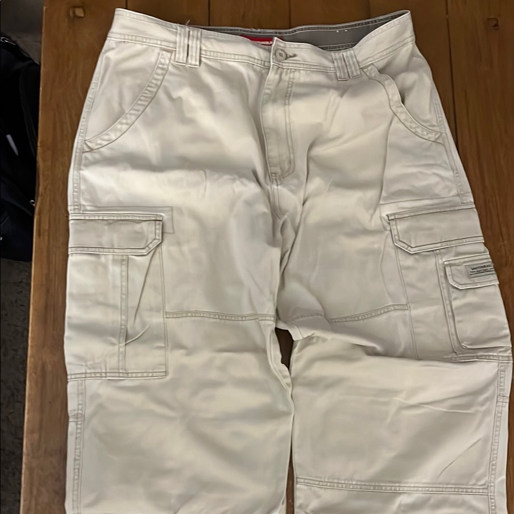Men's White Cargo Pants